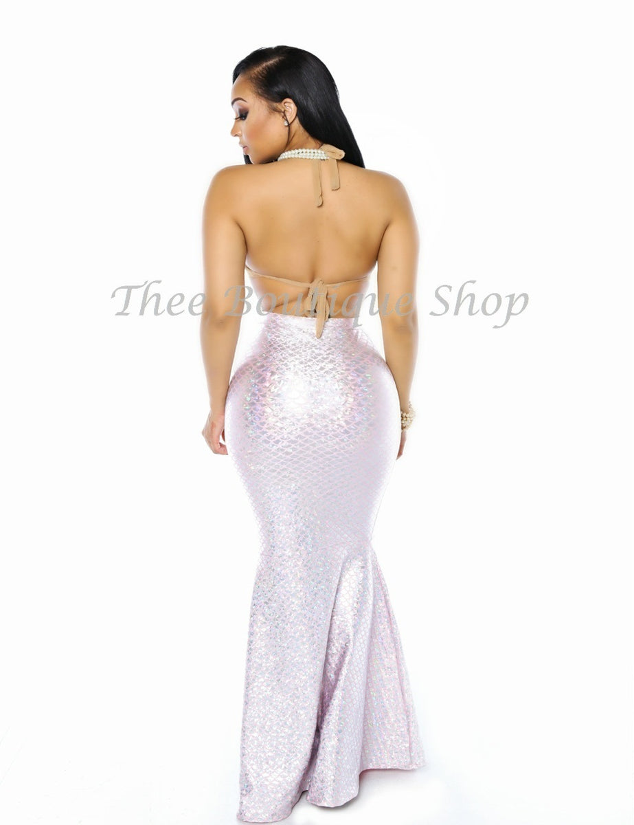 The Luxe Mermaid Costume Pink Thee Boutique Shop 7745