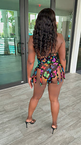 The Summer Monarch Butterfly Fringe Swimsuit