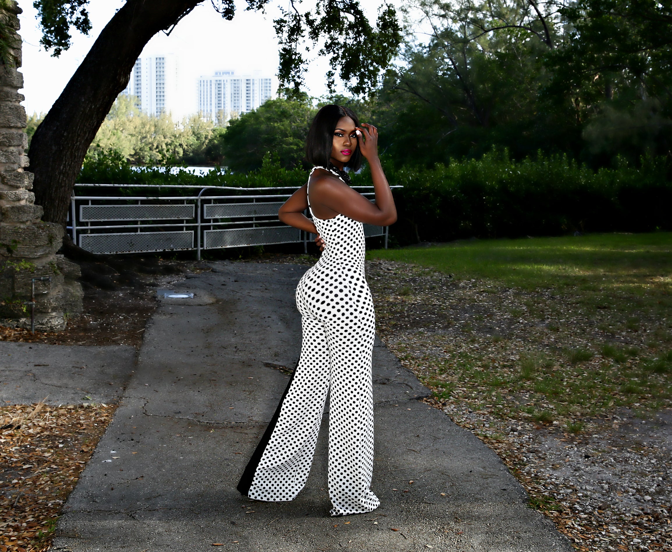 The Charleston Classic Harlequin Jumpsuit