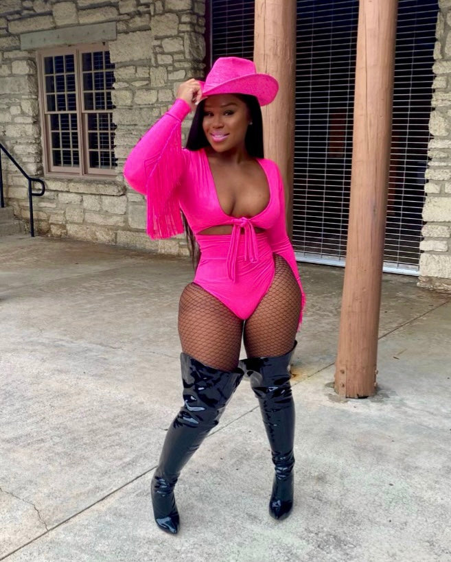 The Luxe Barb Cowgirl Costume (Neon Pink) Thee Boutique Shop The Luxe Barb Cowgirl Costume (Neon Pink) Thee Boutique Shop