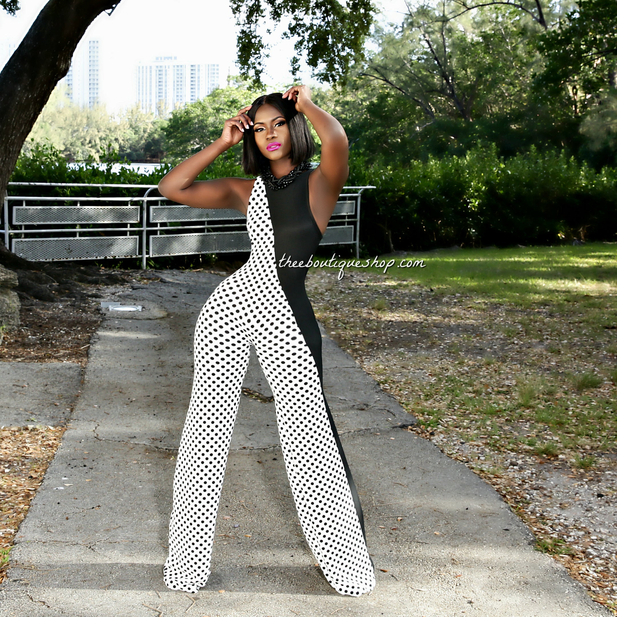 The Charleston Classic Harlequin Jumpsuit