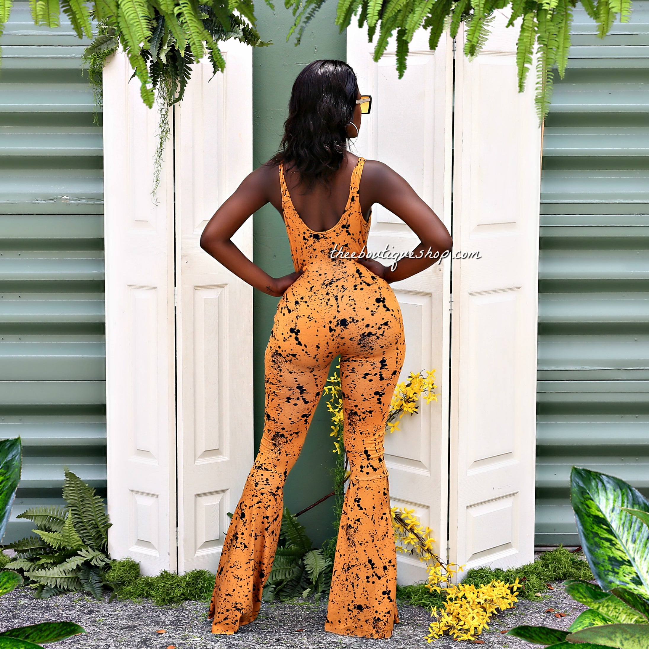 The Summer Splash Flare Jumpsuit