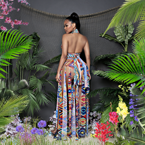 The Kamikazee Tribal Fringe Skirt Set