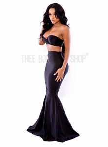 The Classic Mermaid Wrap Set (Noir)