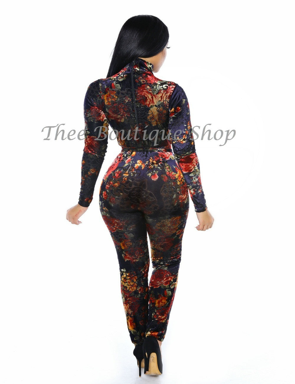 The Grande Flora Plush Jumpsuit