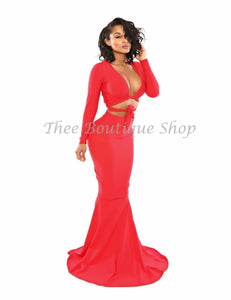 The Ruby Woo Body-Con Wrap Mermaid Set